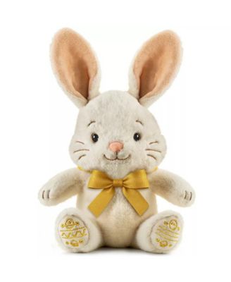 Easter Baby Plush Bunny with Bow, Cuddly Easter Plush Bunny Sensory Easter Toy for Newborns and Infants, 13" Soft, Easter Gift Toys