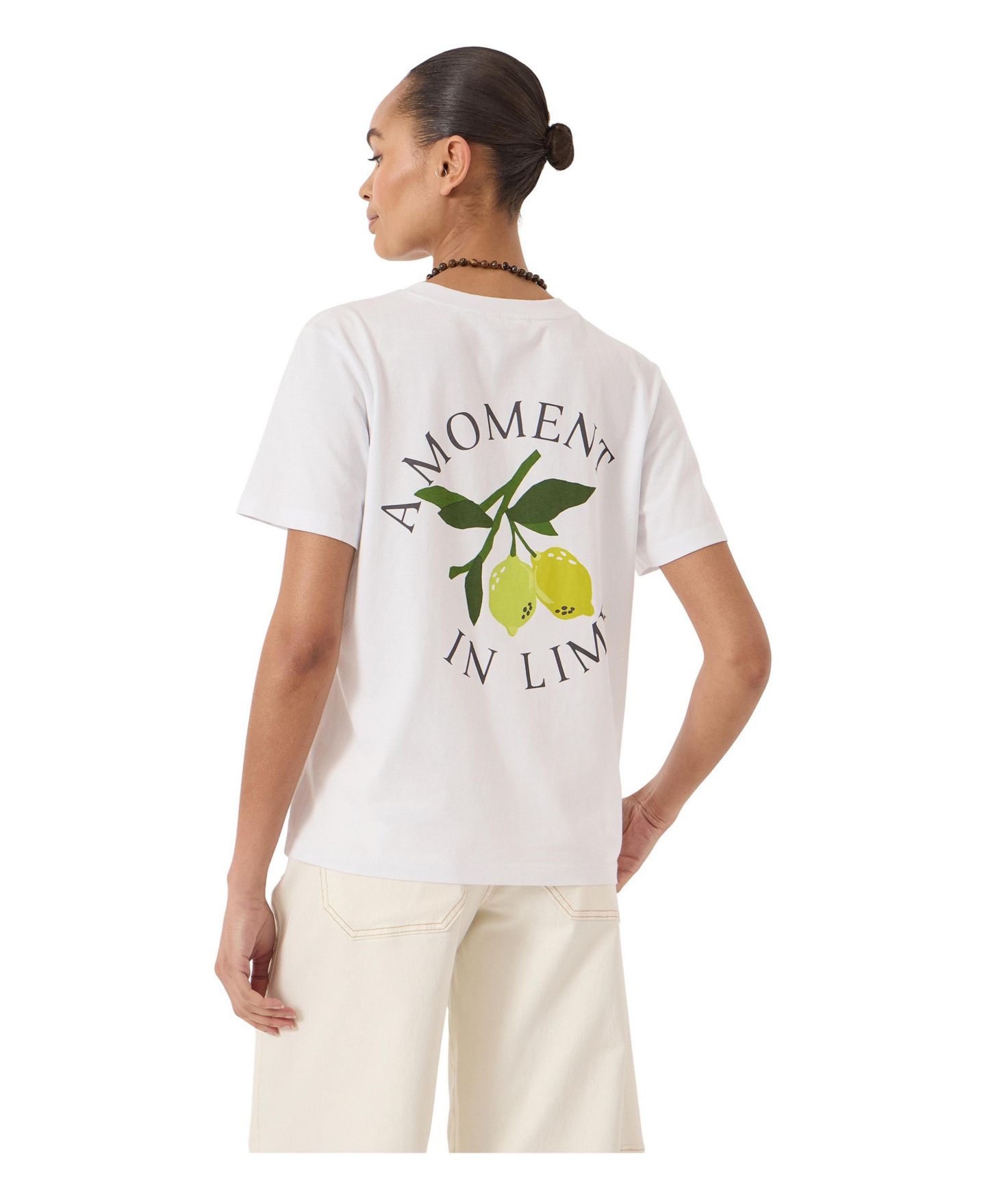 Женская футболка Hush 100% Cotton Short Sleeve, цвет: Белый — фото 3