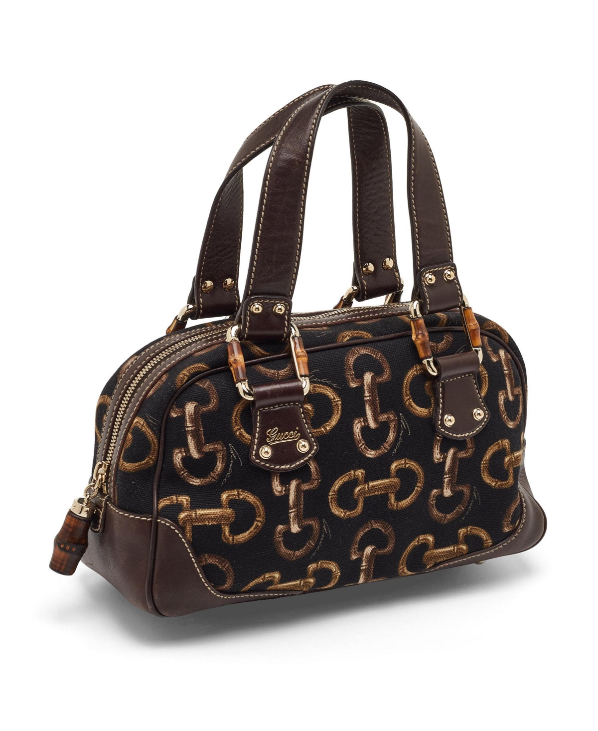 Pre-Owned Gucci Bamboo Shopper Leather Tote