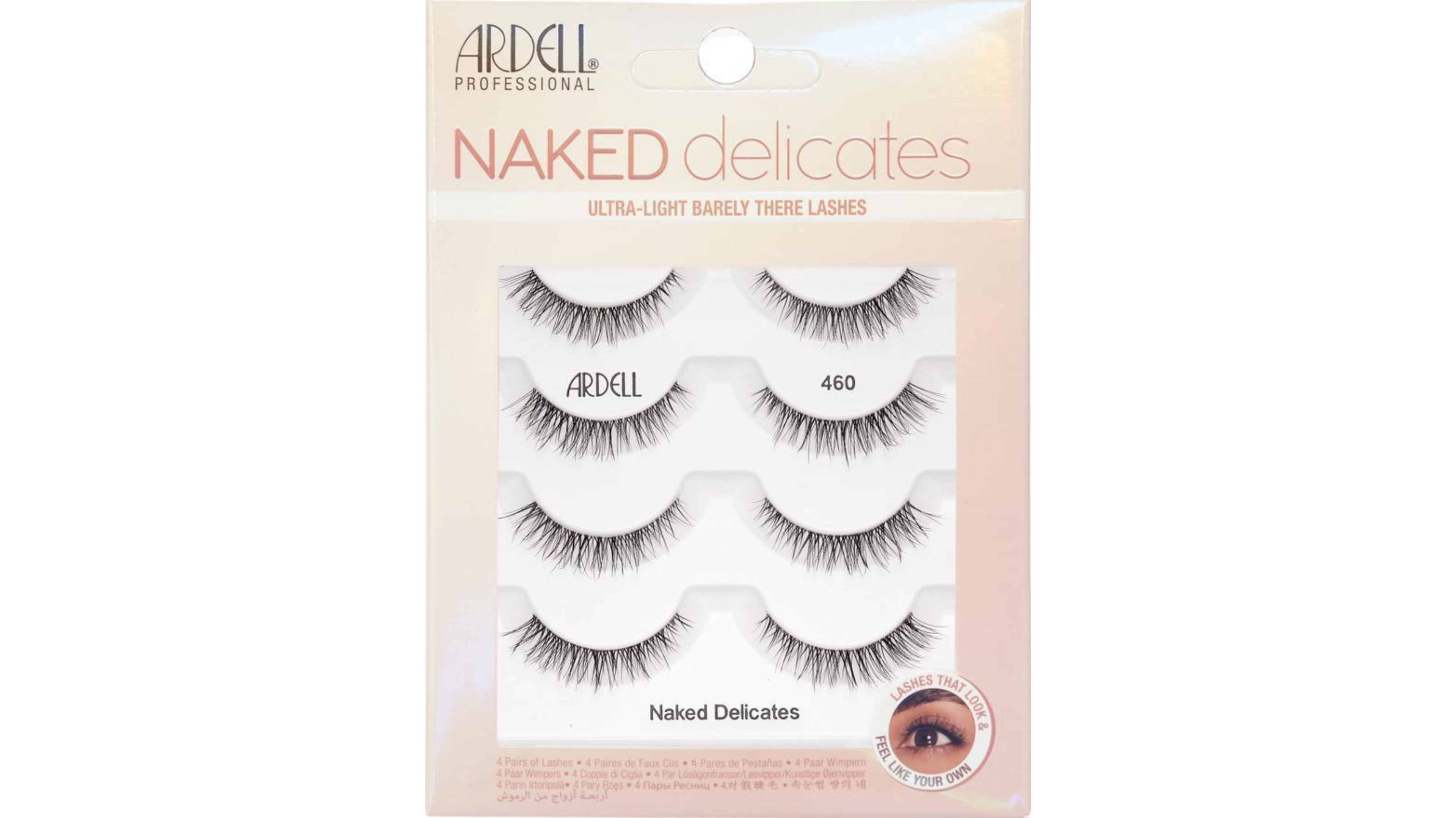 Ardell Naked Delicates Striplash, 4 pack