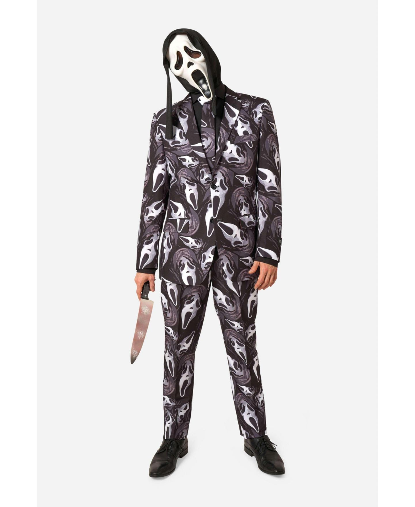 Мужской карнавальный костюм OppoSuits Ghost Face, цвет: Чёрный — фото 8