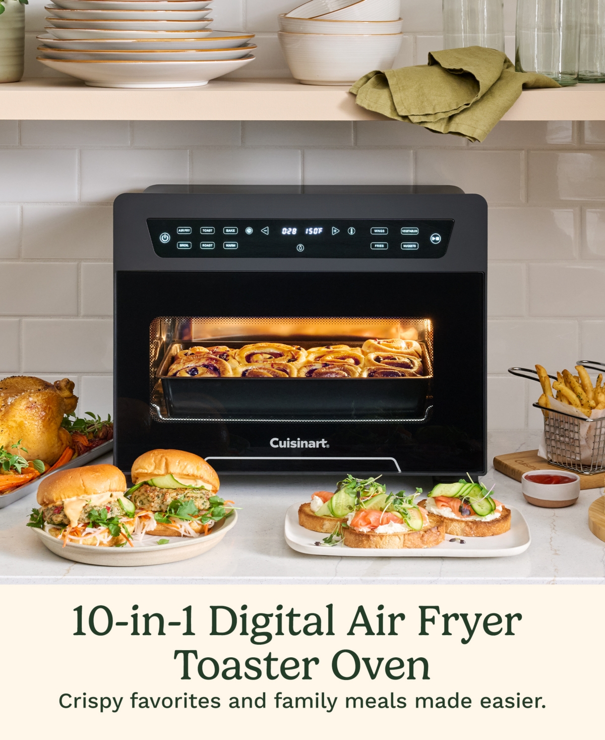 Cuisinart Xl Digital Air Fryer Oven Toa-100
