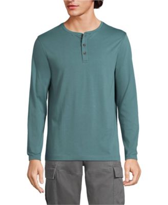 Men's Long Sleeve Cotton Supima Henley