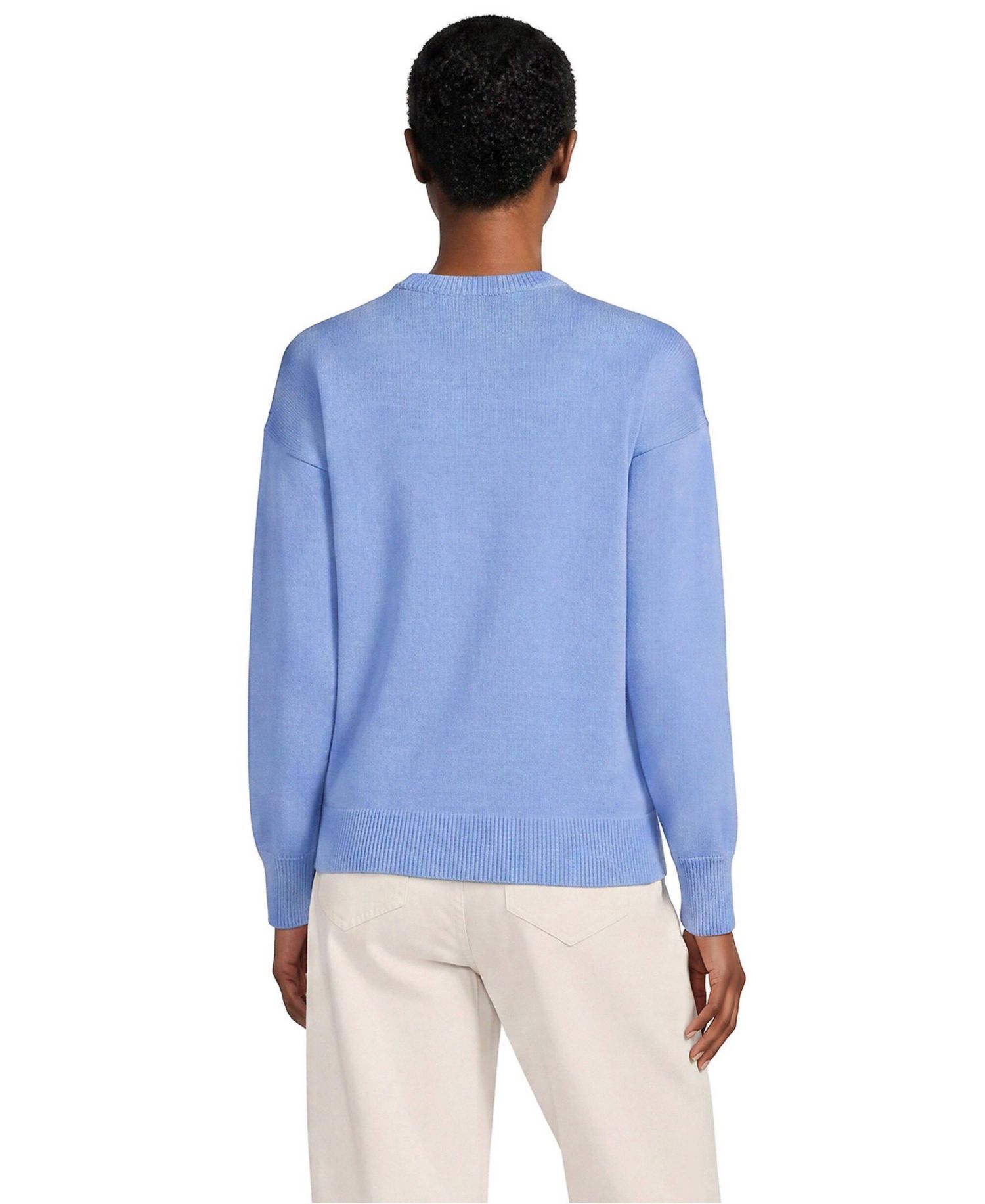 Women's Drifter Drop-Shoulder Striped Crew Neck Sweater