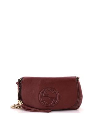 Medium Soho Chain Crossbody Bag Leather