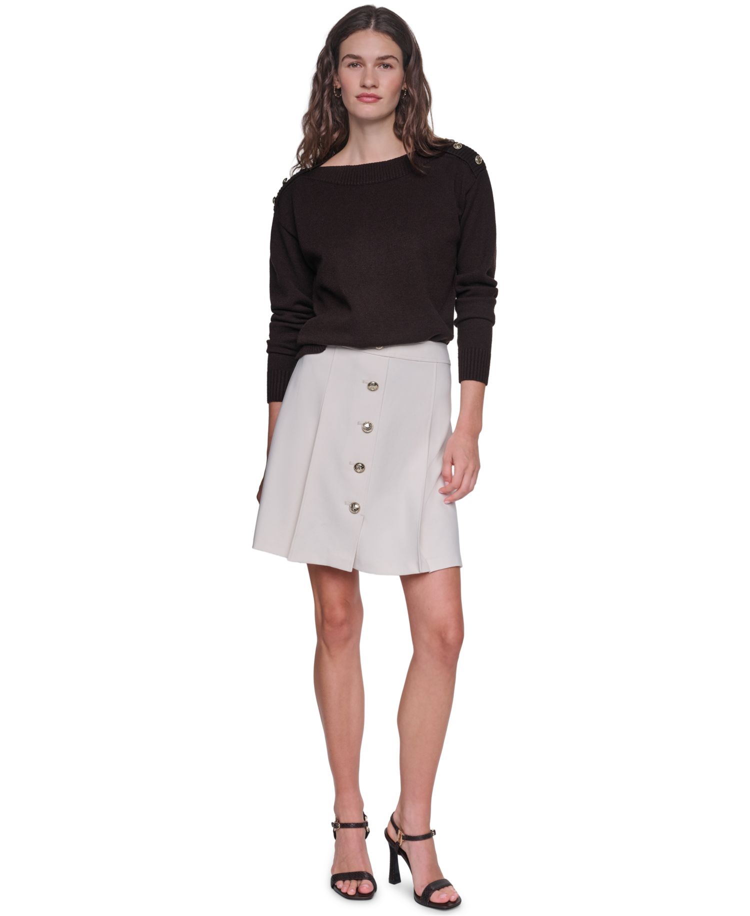 Petite Mini Pleated Skirt