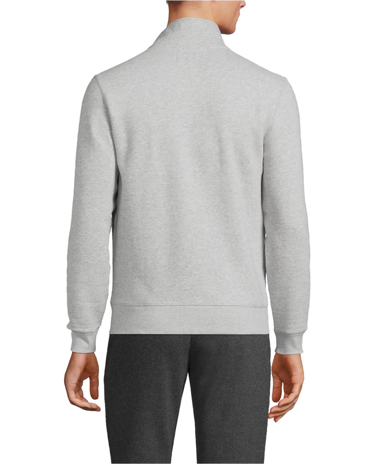 Men's Long Sleeve Serious Sweats Mock Full Zip
