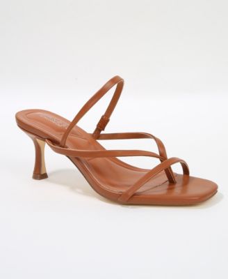 Lili Strappy Thong Kitten Heel Sandals