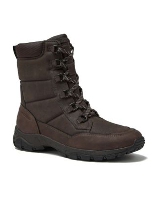 Men's Wide Width Expedition Trail Waterproof Lace Up Snow Boots