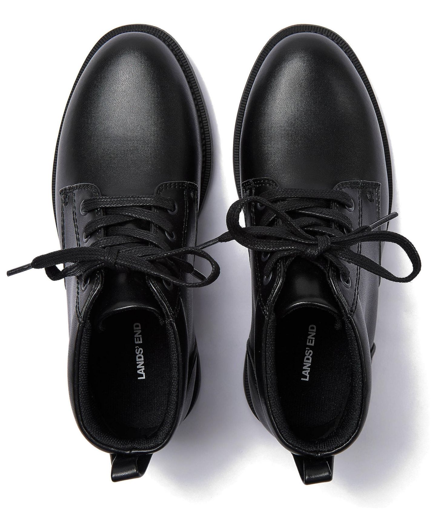Ботинки Lands' End Academy Chukka Boots для девочек, цвет: Чёрный — фото 3