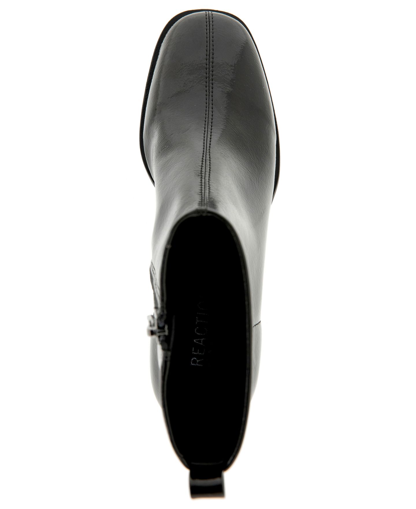 Женские ботинки Kenneth Cole Reaction Rida 2.0 Block Heel Dress Booties, цвет: Чёрный лаковый — фото 4