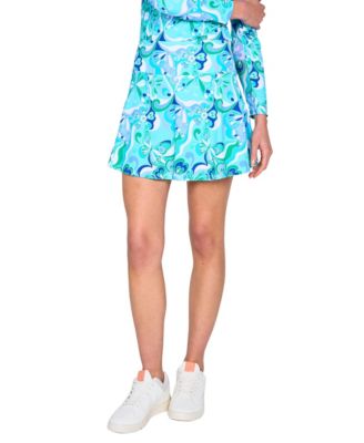 Women's Mini Golf Back Yoke Ruffle Skort