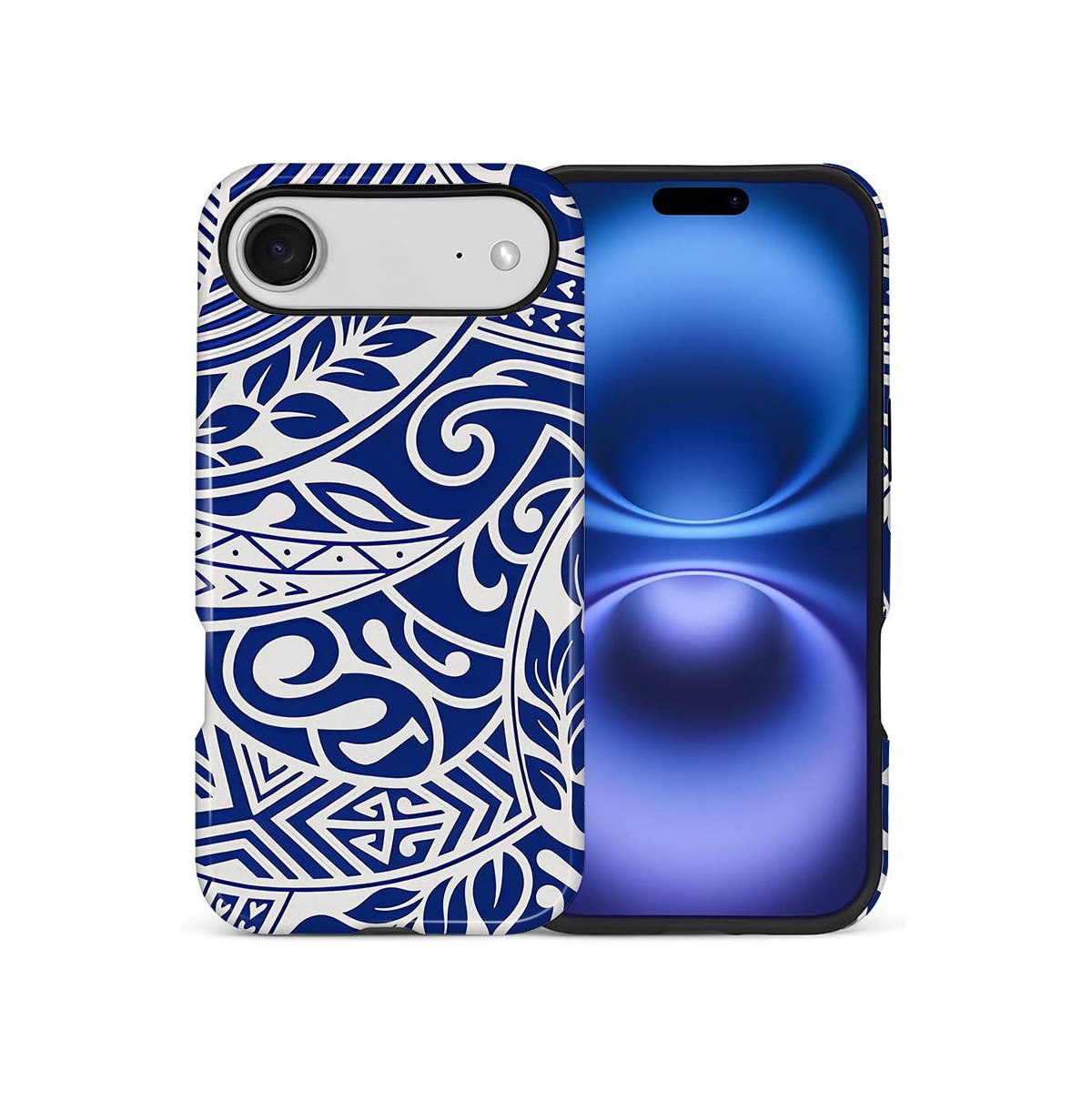 Lamicall Ocean Tribal Flow Dual-Layer Shockproof Phone Case for iPhone