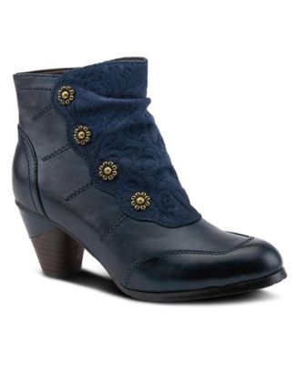 Women's Spring Step Belgard Bootie Shoe with Suede Upper