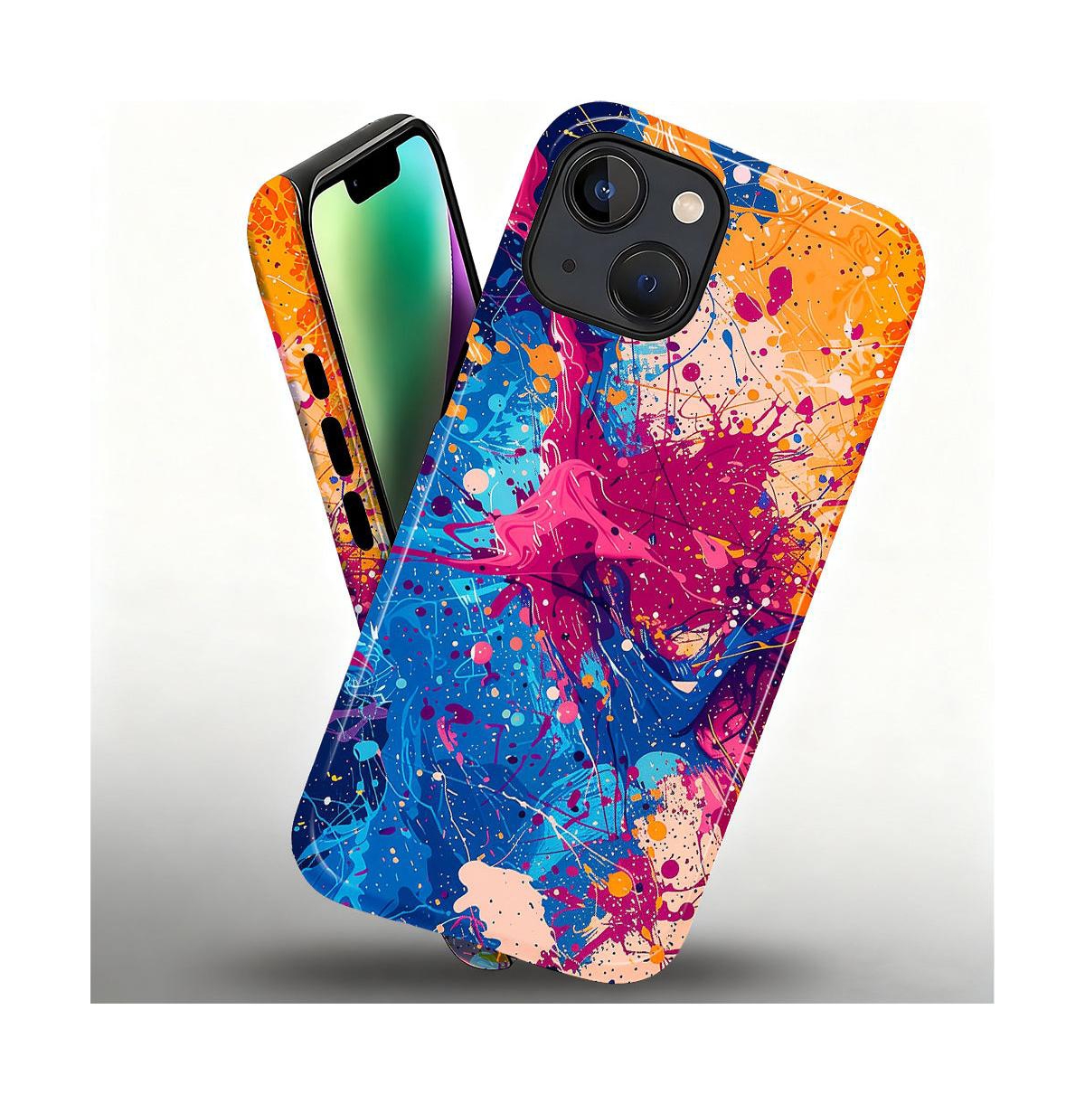 Lisen Phone Case Compatible with Apple iPhone, 2-Layer Durable, Spectrum Drift