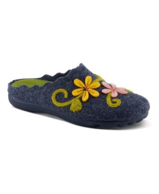 Roseburg Women's Slide with Floral Embroidery