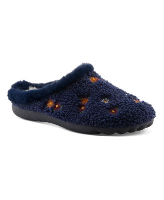 Women's Abouquet Plush Slippers with Faux Fur Trim