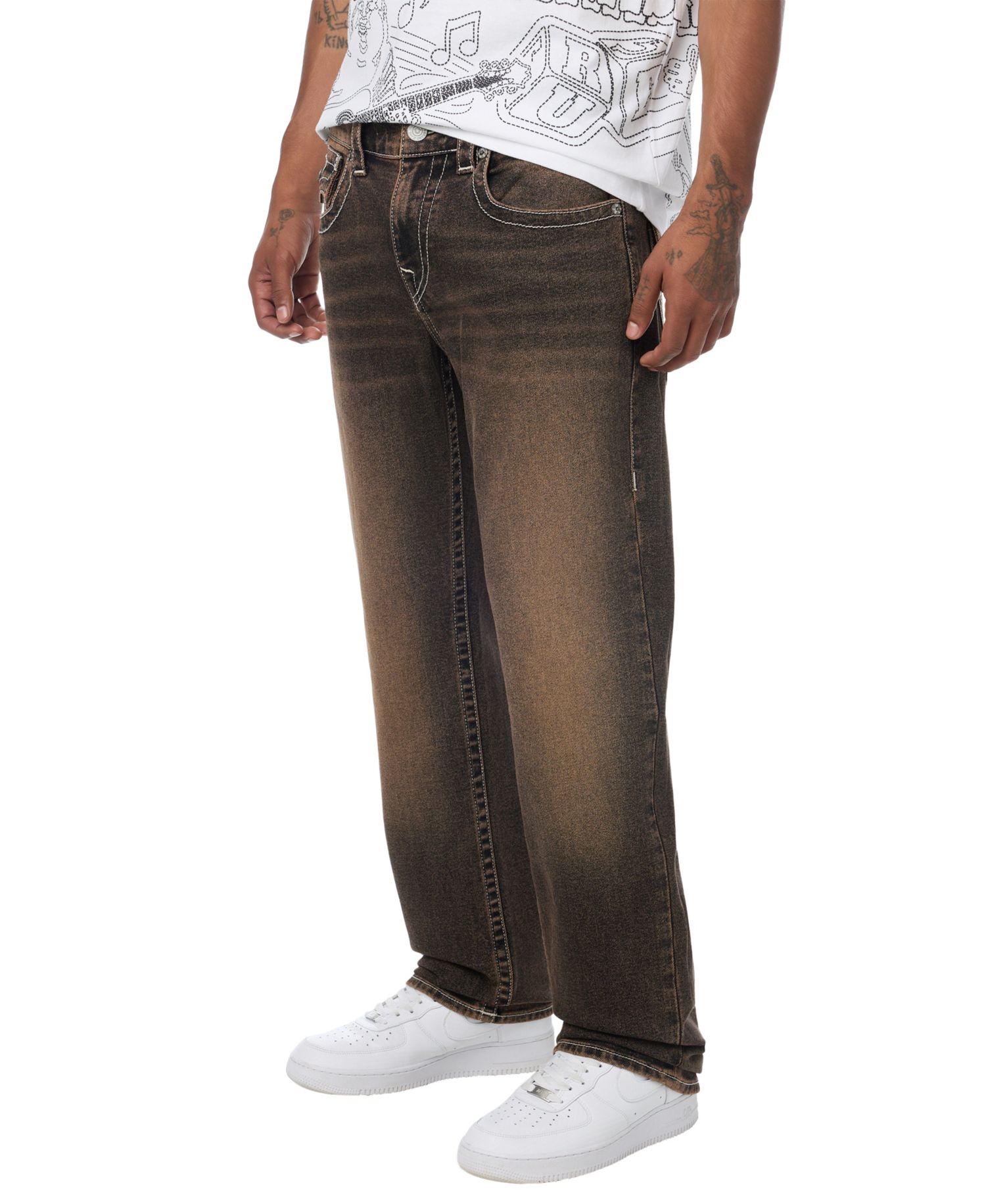 Men's Ricky Flap Straight-Leg Jeans