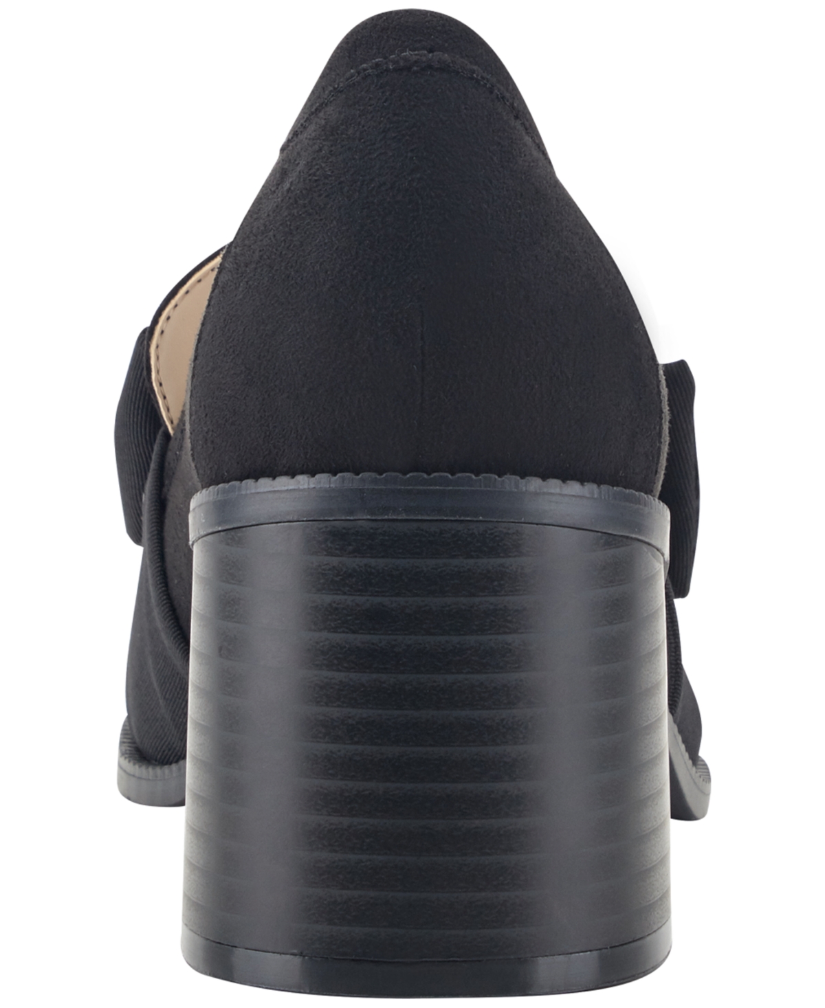 Bandolino Women's Korrar Bow Stacked Block Heel Loafers