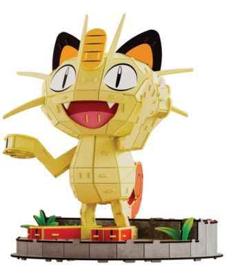 4D Build Meowth 137-Piece Foam 3D Puzzle, Ages 12+