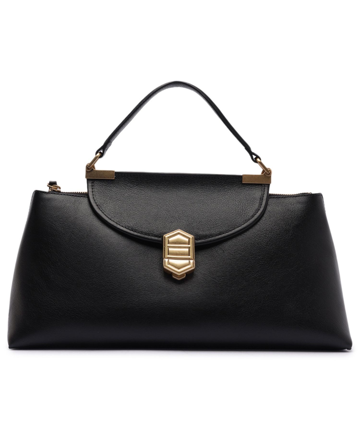 Everly Leather Large Satchel Handbag