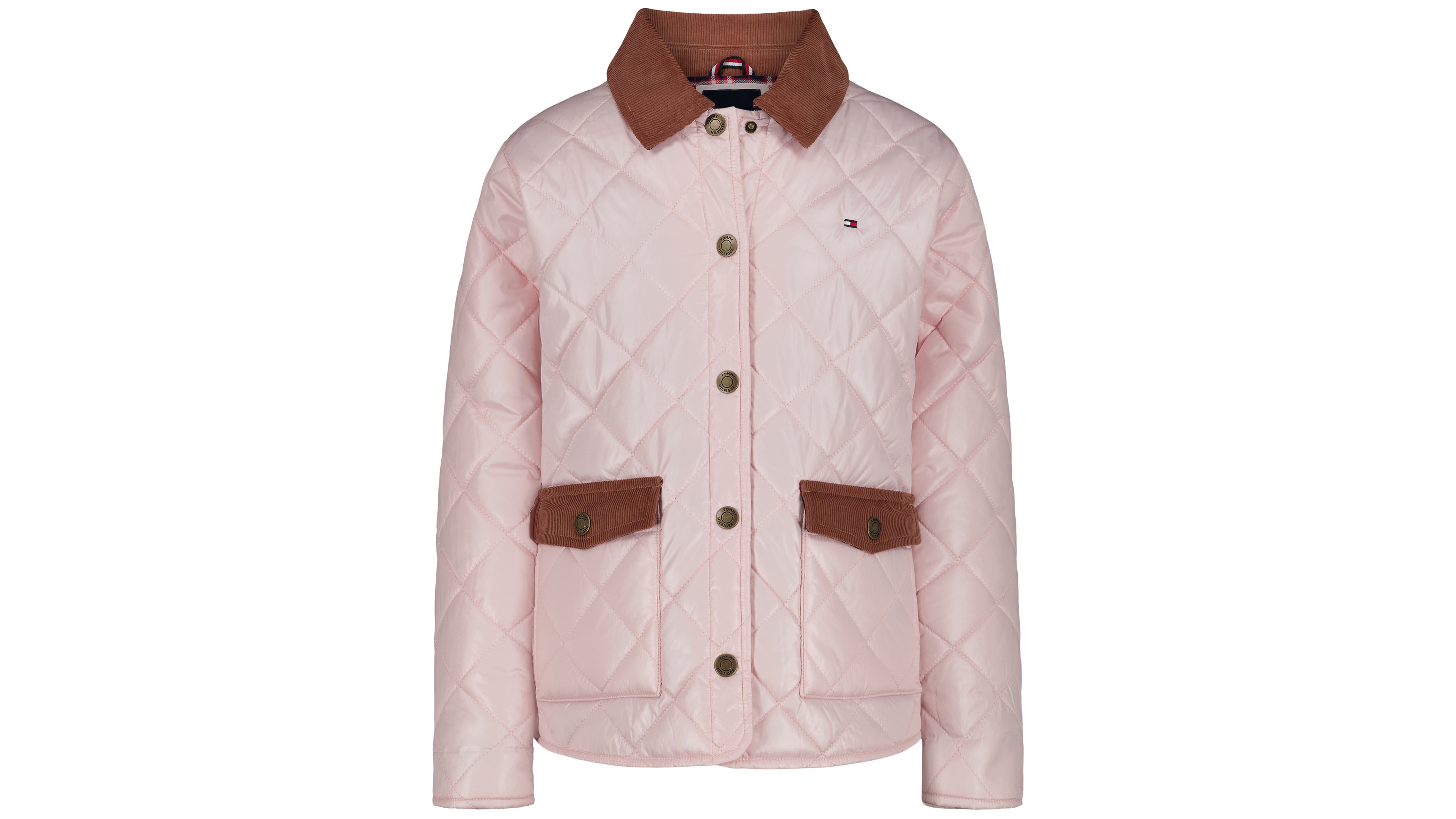 Tommy Hilfiger Girls' 7-16 Diamond-Quilted Barn Jacket