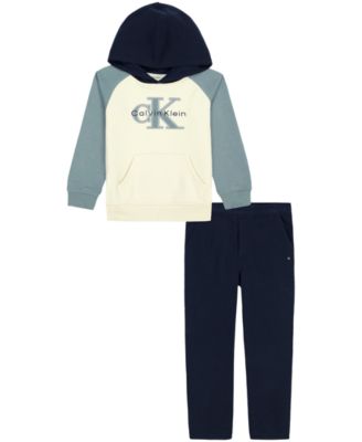 Boys' 2T-7 Cotton-Blend Fleece Hoodie and Joggers, 2-Piece Set