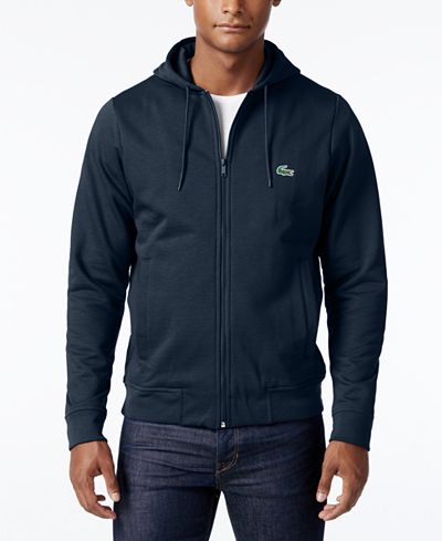 Lacoste Men's Full Zip Hoodie, A Macy's Exclusive Style - Sweaters ...