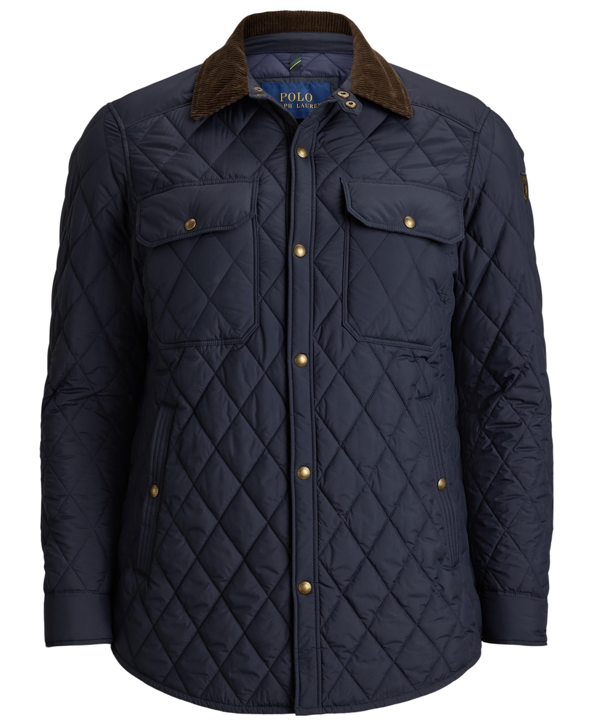 Polo Ralph Lauren Men's Big & Tall Beaton Quilted Snap-Front Jacket