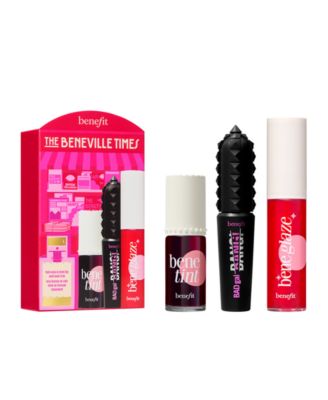 3-Piece The Beneville Times Lip & Lash Trio Gift Set