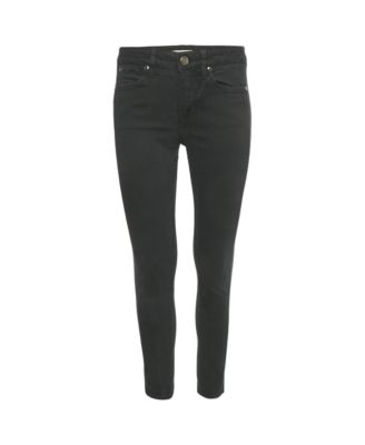 Burberry Women's Mid-Rise Skinny Jersey-Panel Jeans