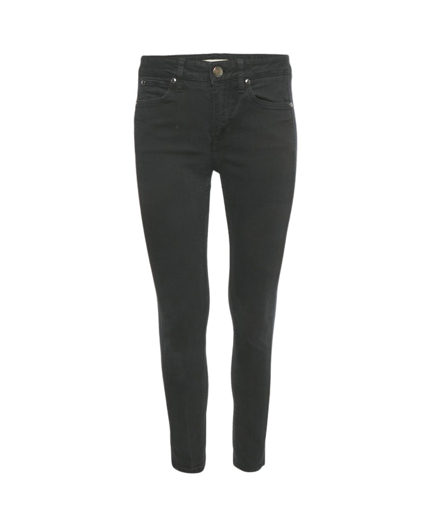 Burberry Women's Mid-Rise Skinny Jersey-Panel Jeans