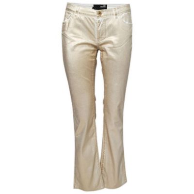 Women's Foil Print Denim Straight Fit Jeans