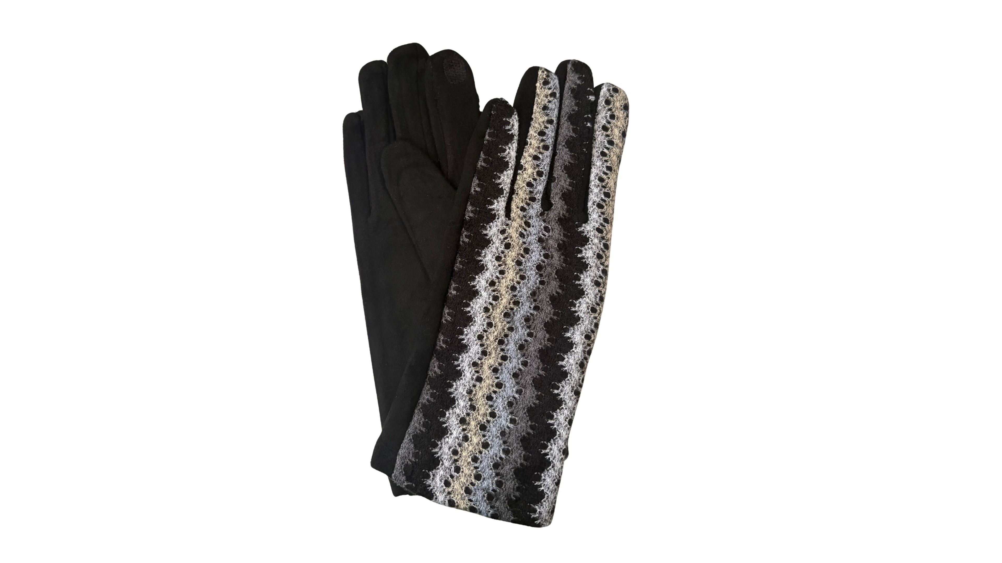 Marcus Adler Open Weave Suede Gloves