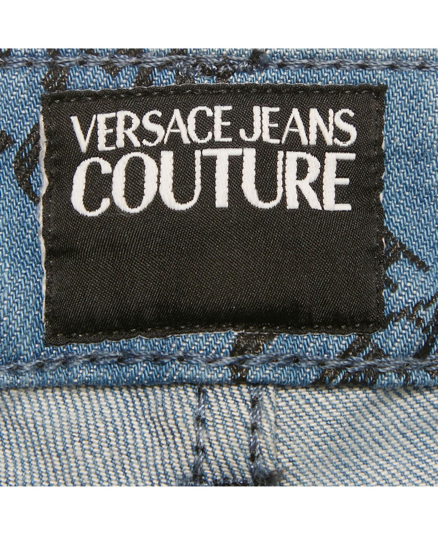 Women's Jeans Couture Logo Print Denim Skinny Jeans