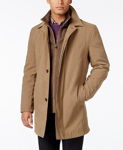 London Fog Men's All-Weather Coat with Snap-Out Liner