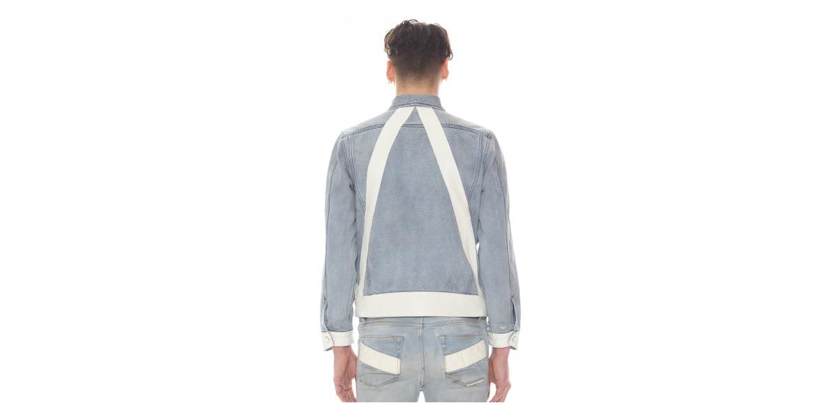 Hvman Chosen To Prevail x Cult Men's MK2 Short Denim Jacket
