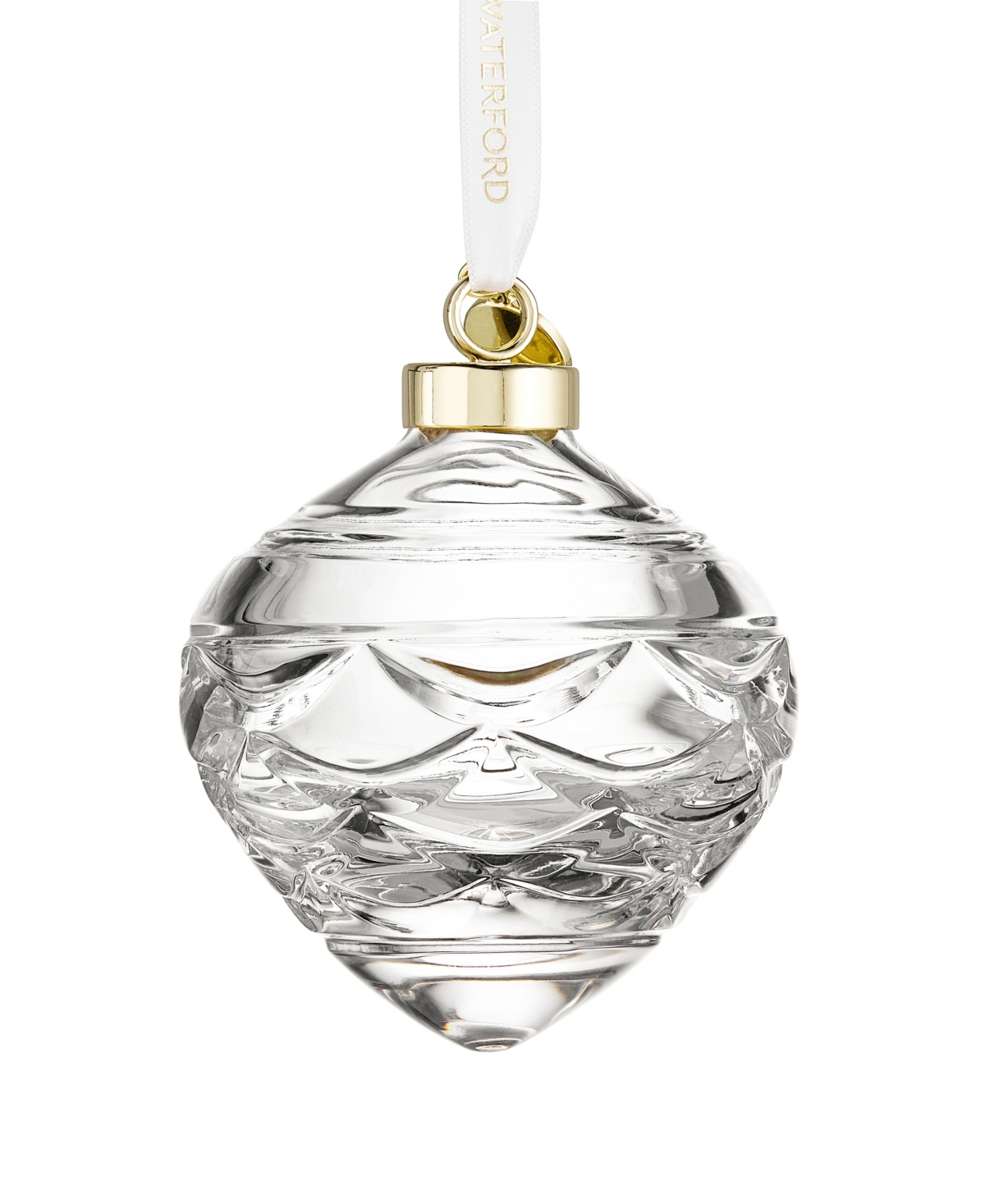 Waterford Winter Wonders Bauble Pinecone Crystal Ornament