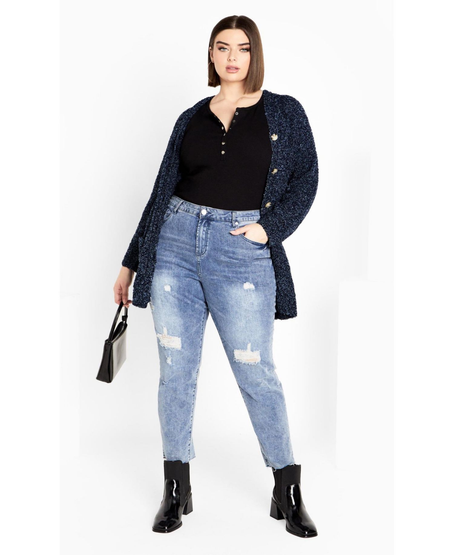 Women's Amber Boucle Cardigan Sweaters