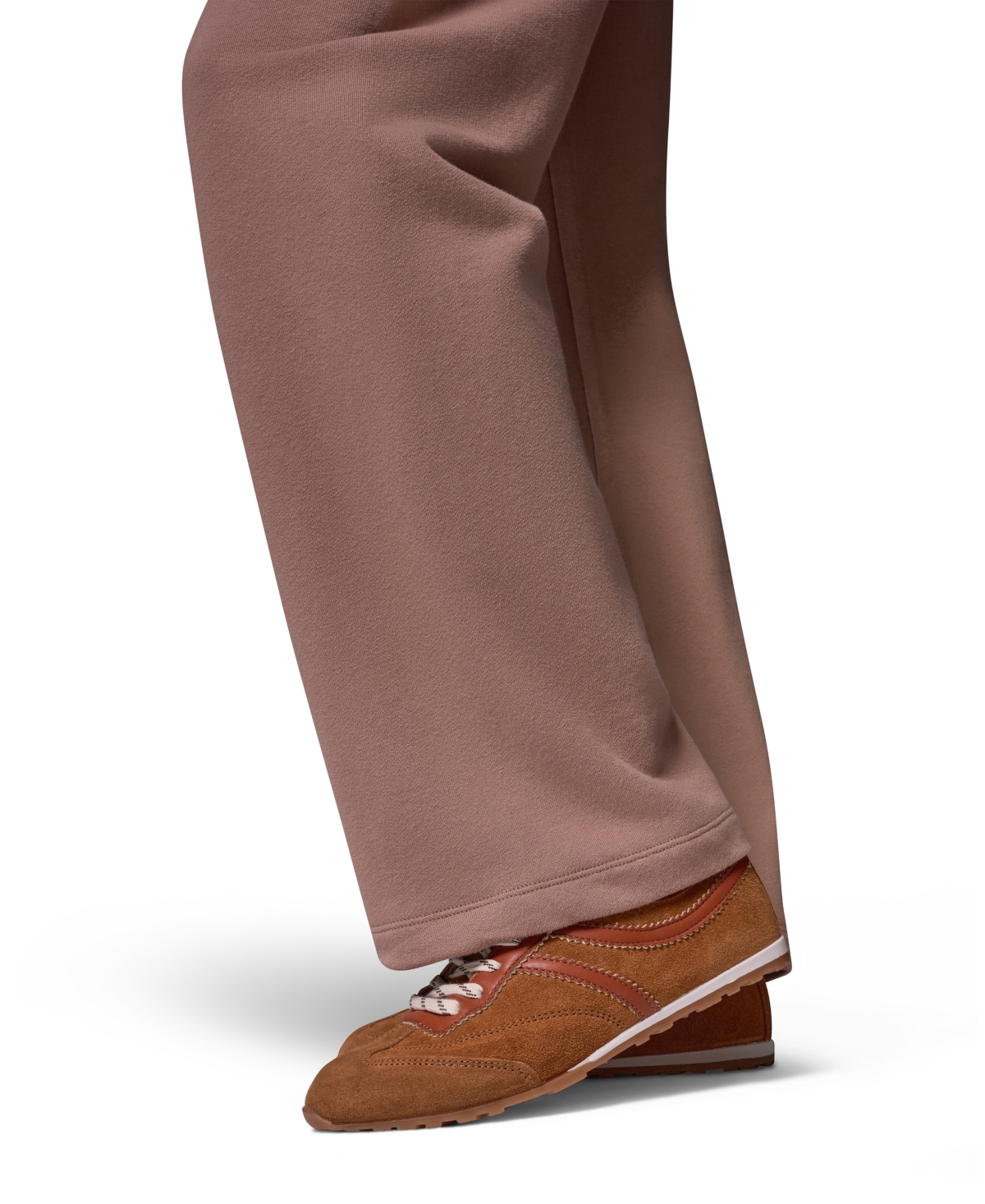 Donna Karan Weekend Women's French Terry Wide-Leg Mid-Rise Pants