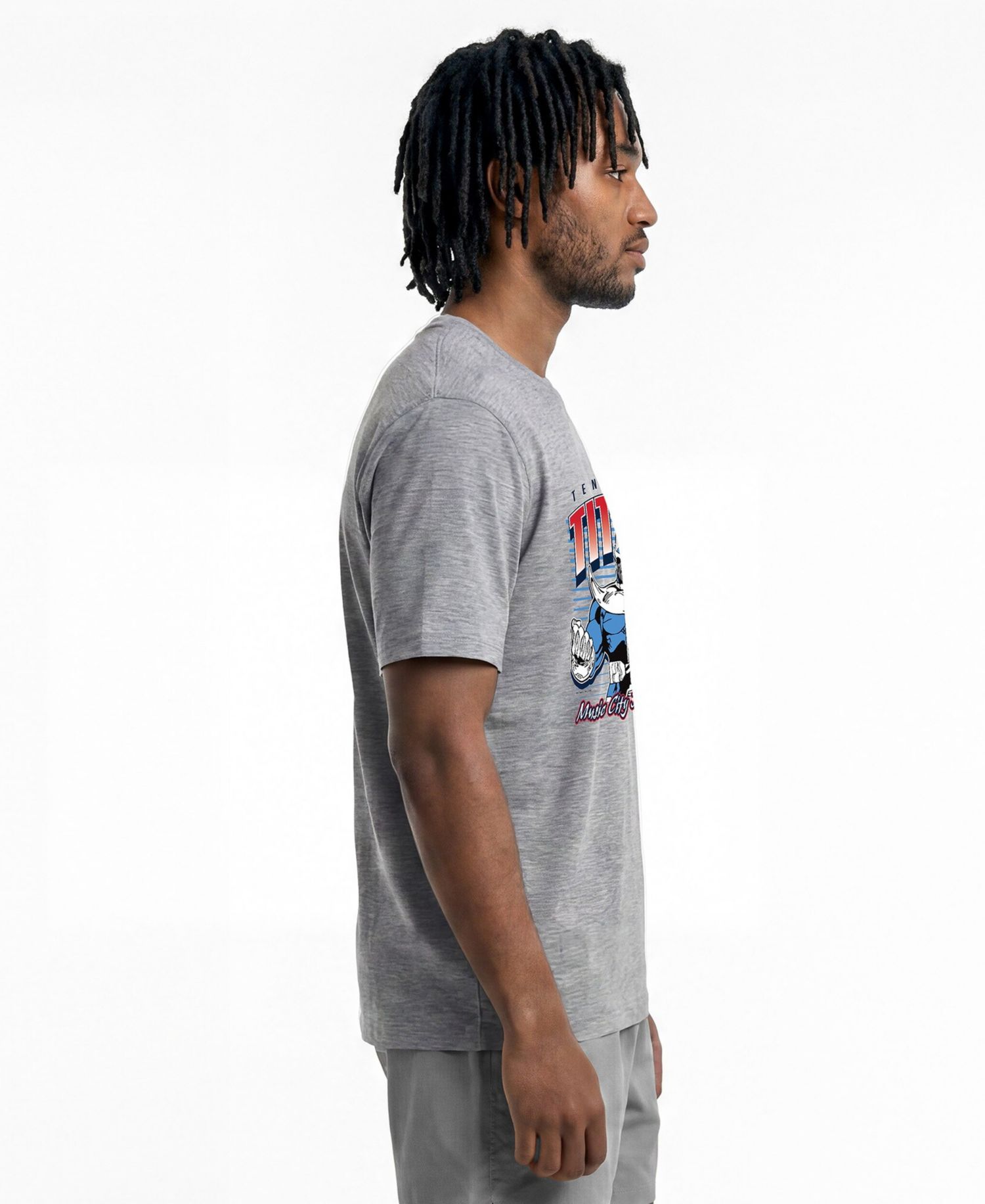 Men's Gray Tennessee Titans Disney X Champion All Star T-Shirt