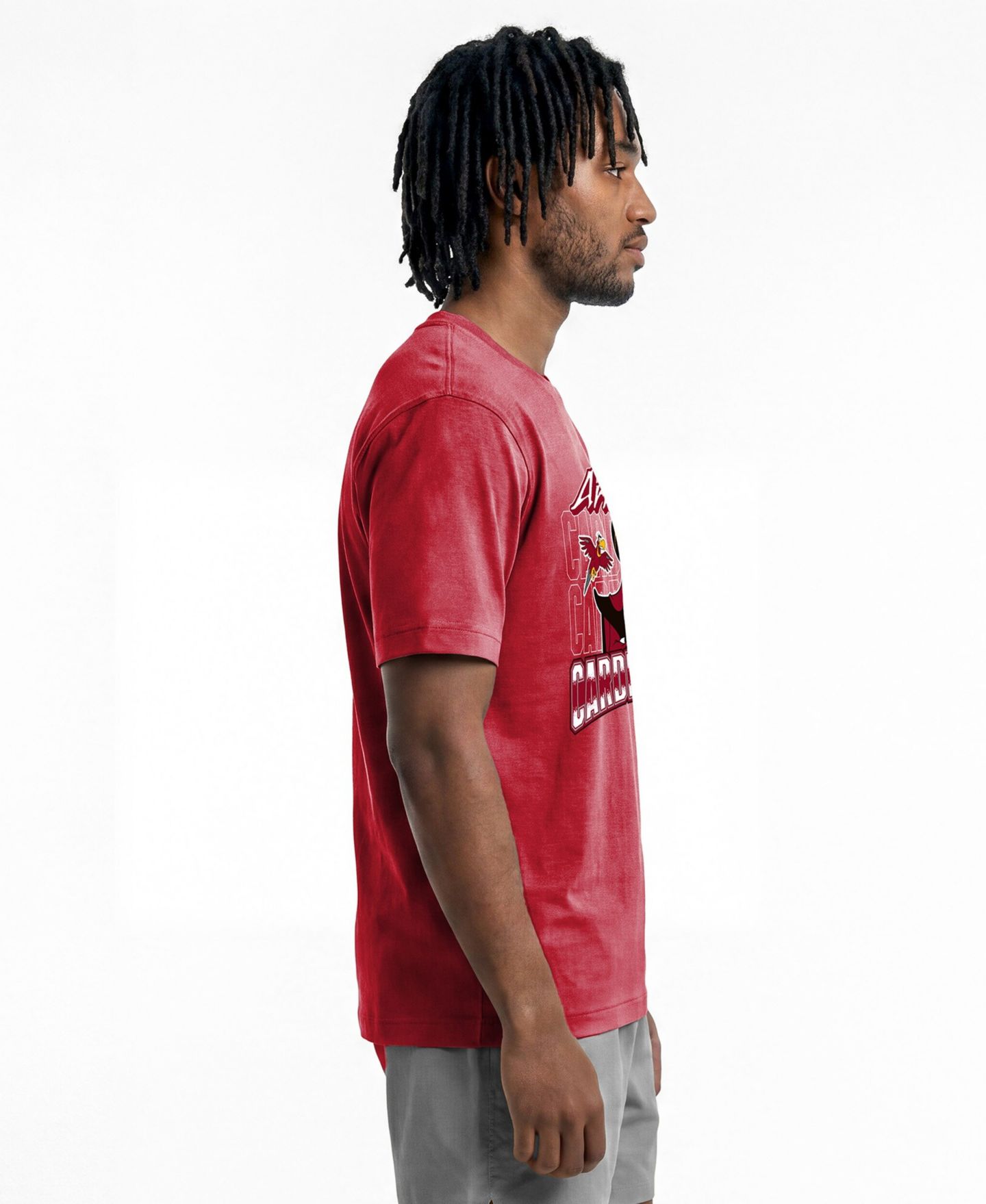 Мужская футболка Champion Bright Cardinal Arizona Cardinals Disney X Champion All Star — фото 4