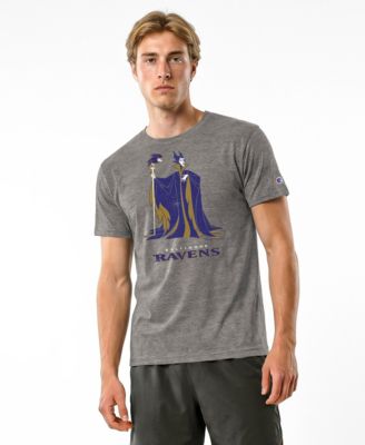 Men's Gray Baltimore Ravens Disney X Champion Tri-Blend T-Shirt
