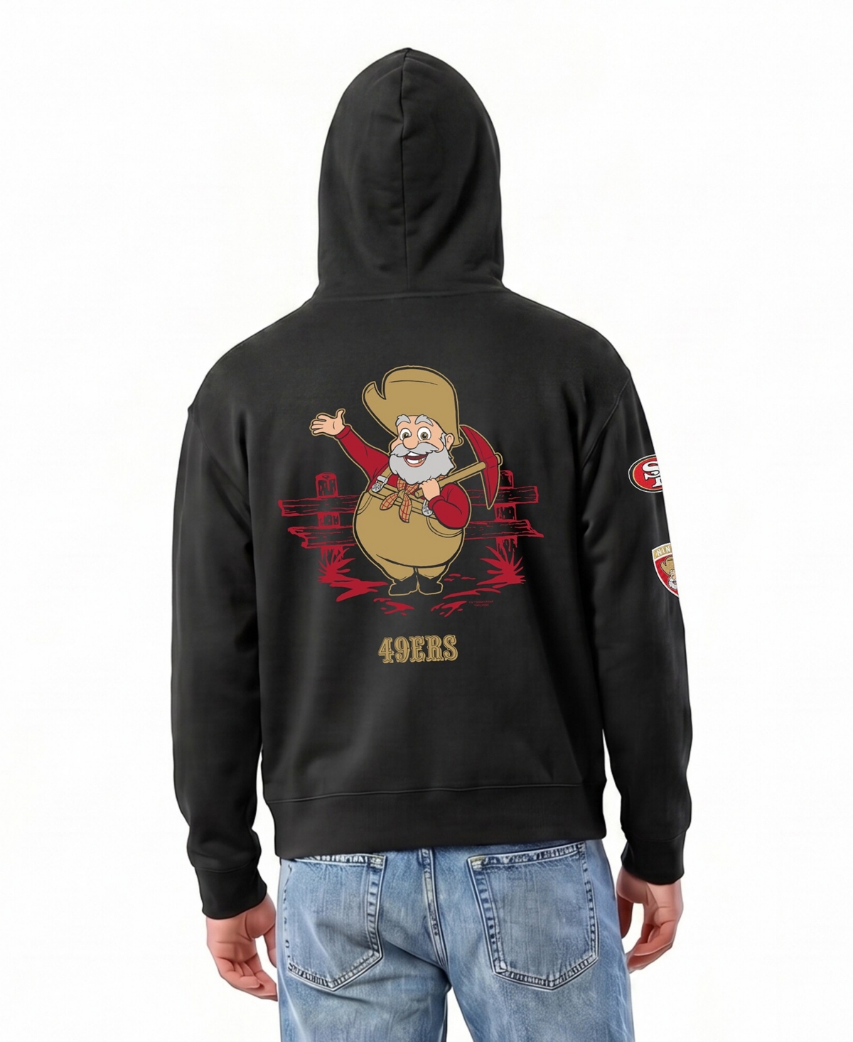 Champion Men's Black San Francisco 49ers Disney X All Star Full-Zip Hoodie