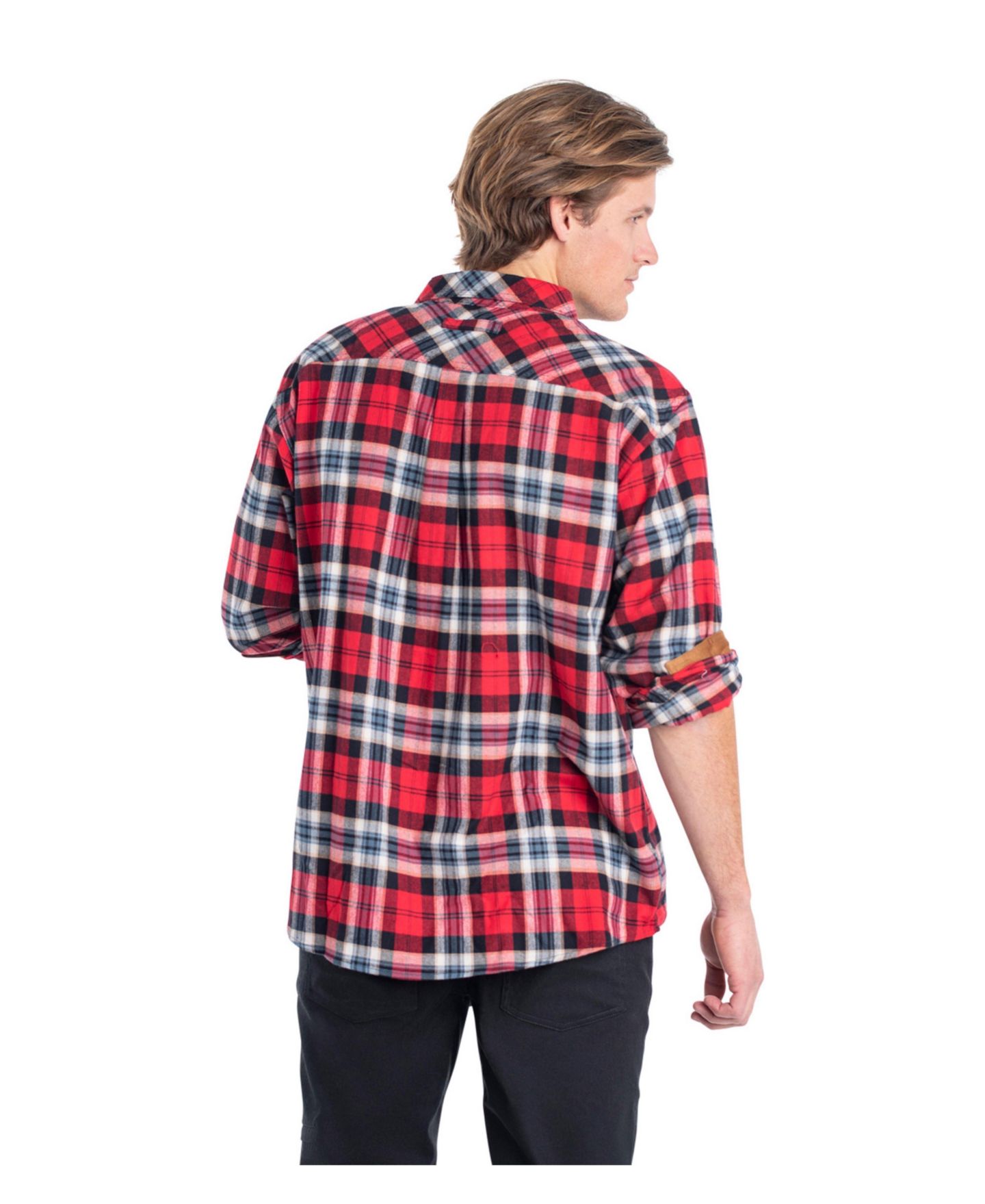 Мужская рубашка Legendary Whitetails Big & Tall Plaid Stretch Long-Sleeve Button-Down, цвет: Клетчатый — фото 2