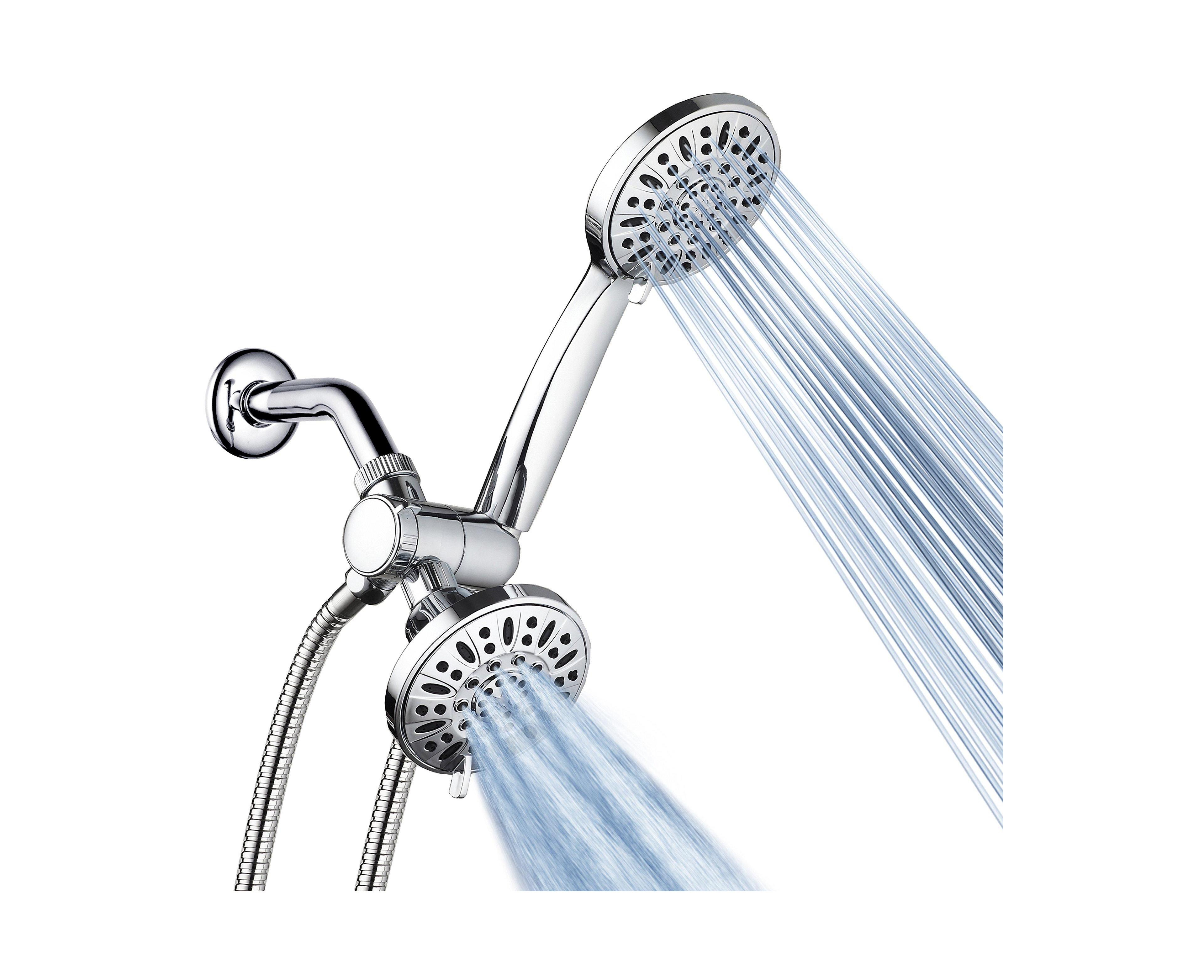 Cyqbd 3-Way Rain Shower Head Hand Held Combo
