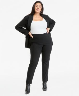 Plus Size Embellished Pants