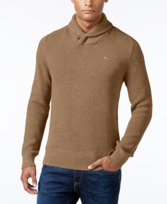 tommy hilfiger shawl collar sweater