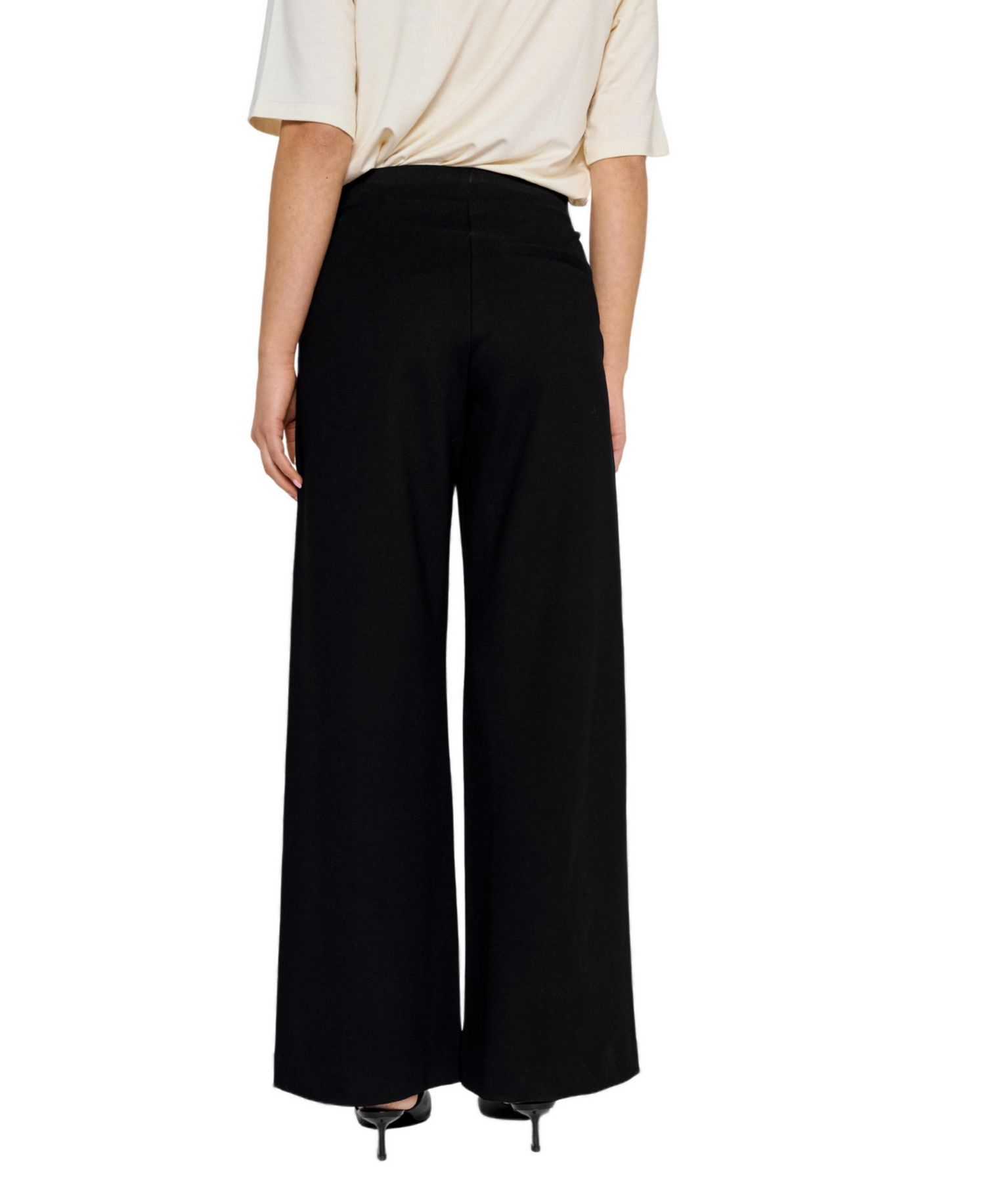 Women's Luna High-Rise Wide-Leg Tailored Trousers