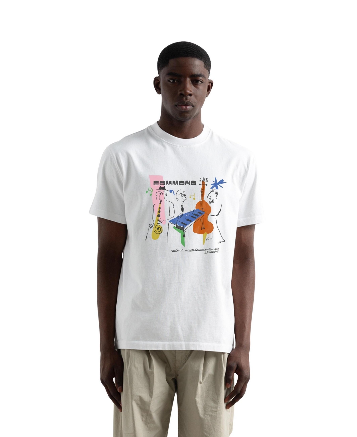 Edmmond Studios Men's Cassette Graphic Retro T-Shirt